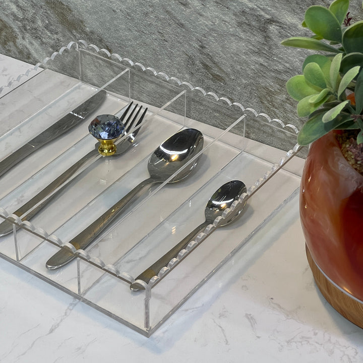 Acrylic Cutlery Box - Premium cutlery box from Alam Al Awane - Just AED85! Shop now at alamalawane