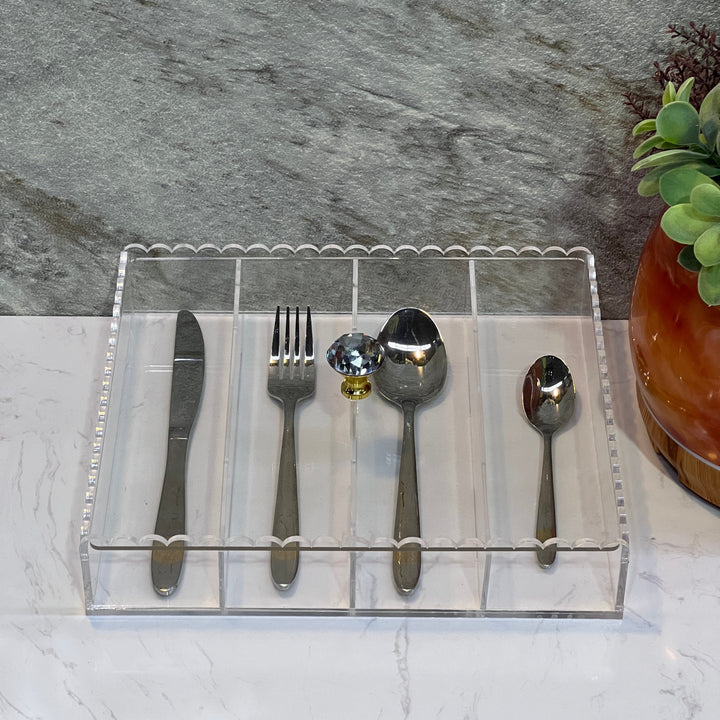 Acrylic Cutlery Box - Premium cutlery box from Alam Al Awane - Just AED85! Shop now at alamalawane