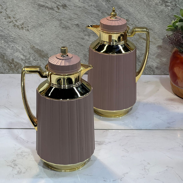 2 Pieces Vacuum Flask Set - Premium Flasks from Alam Al Awane - Just AED129! Shop now at alamalawane