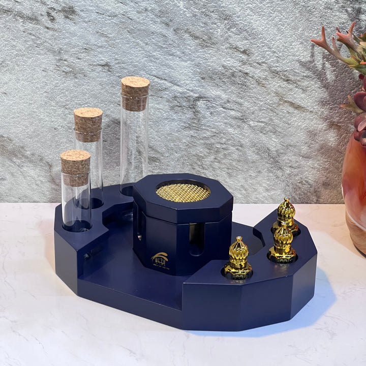 Wooden Incense Burner set - Premium Incense from Alam Al Awane - Just AED210! Shop now at alamalawane