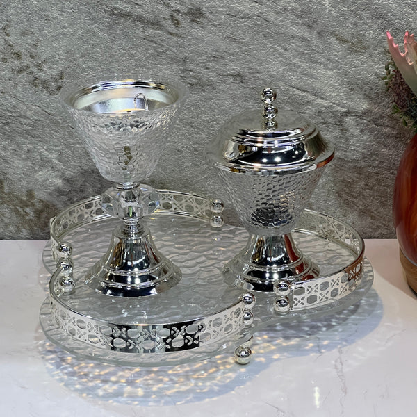 Glass Incense Burner Set - Premium Incense from Alam Al Awane - Just AED189! Shop now at alamalawane