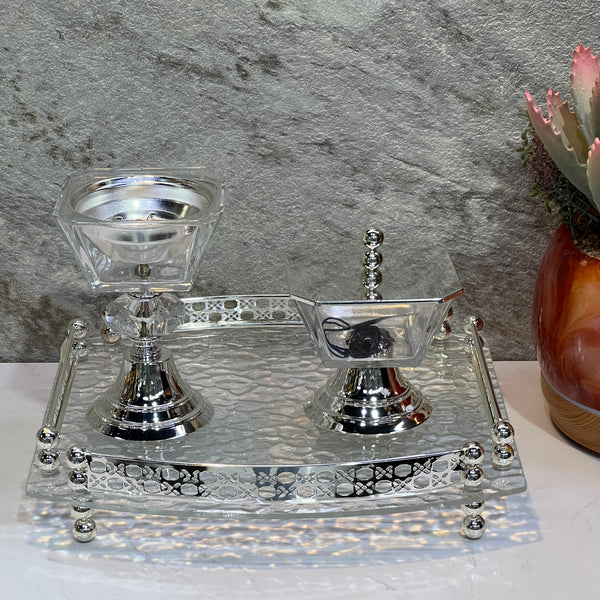 Glass Incense Burner Set - Premium Incense from Alam Al Awane - Just AED189! Shop now at alamalawane