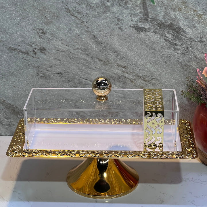 Gold Colour Stand With Cover - Premium  from Alam Al Awane - Just AED149! Shop now at alamalawane