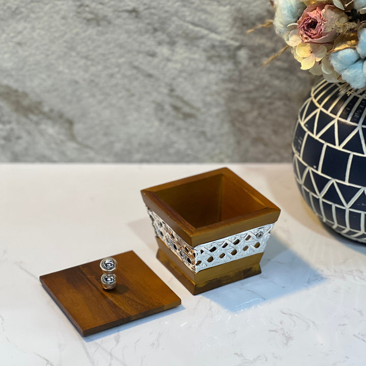 Wooden Bowl Small Size - Premium Incense from Alam Al Awane - Just AED65.00! Shop now at alamalawane