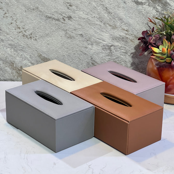 Leather Tissue Box - Premium tissue box from Alam Al Awane - Just AED95! Shop now at alamalawane