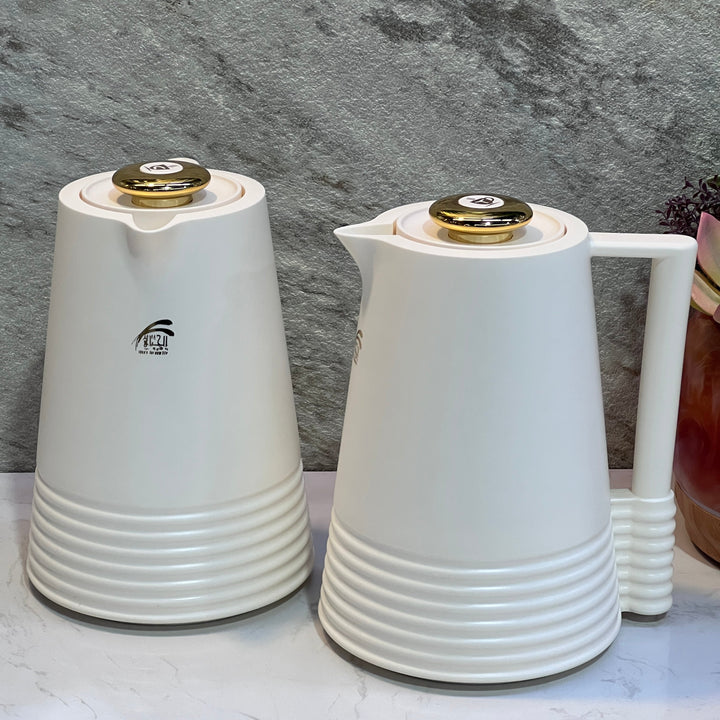 2 Pieces Vacuum Flask Set - Premium Flasks from Alam Al Awane - Just AED189! Shop now at alamalawane