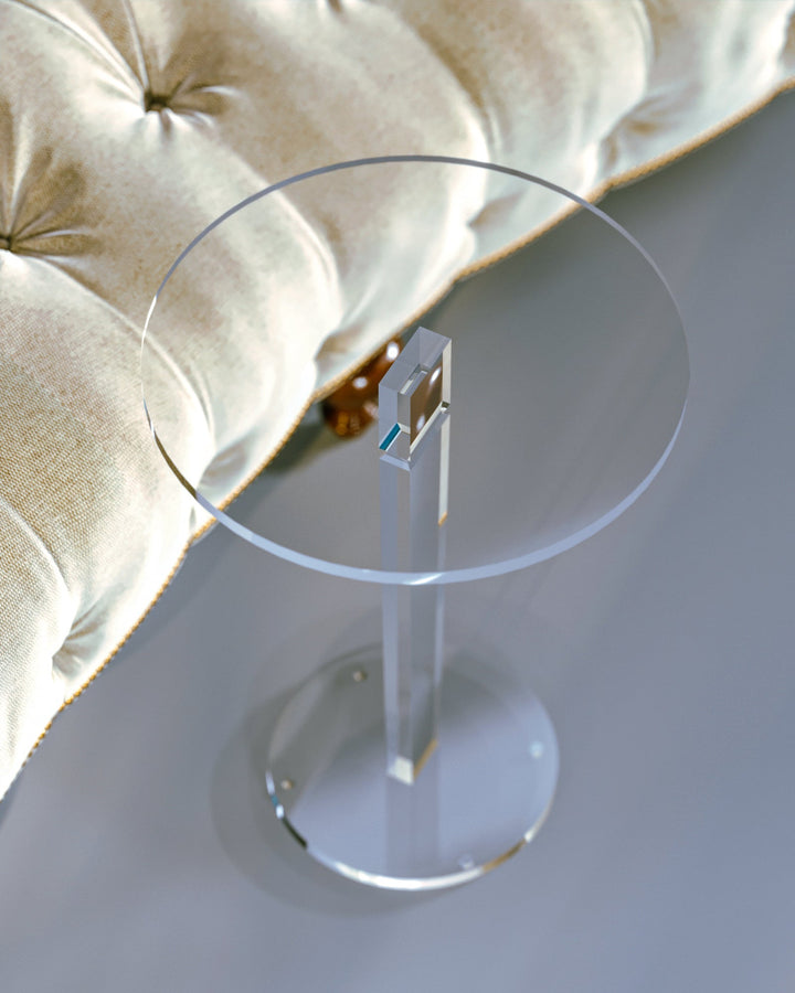 Round Serving Table Plexi - Premium plexi from alamalawane - Just AED295! Shop now at alamalawane