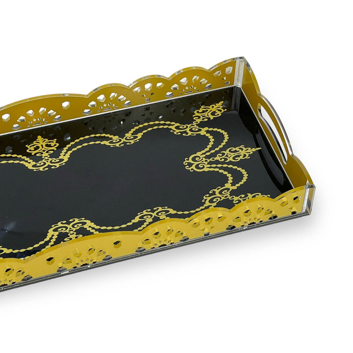 Acrylic Serving Tray - Premium Serving Trays from Alam Al Awane - Just AED65! Shop now at alamalawane