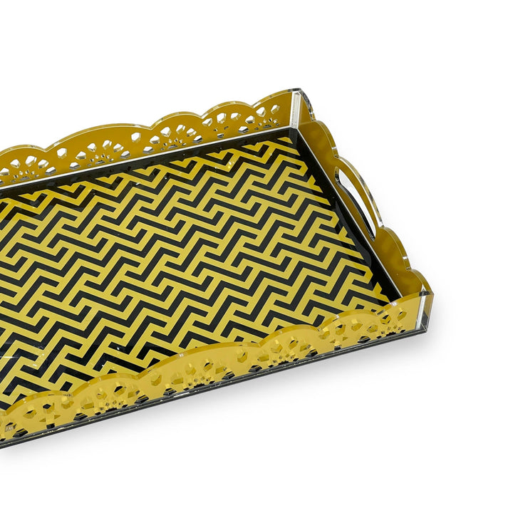 Get trendy with Acrylic Serving Tray - Serving Trays available at alamalawane. Grab yours for AED105.00 today!