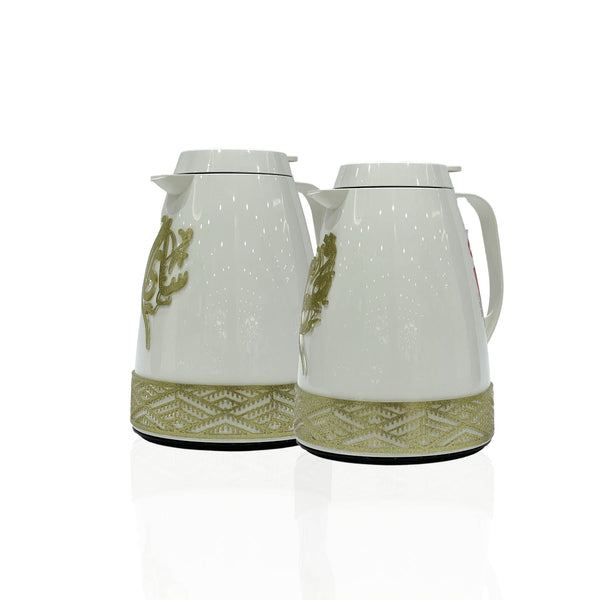 2 Pieces Of Arabic Design Thermos - Premium Flasks from Alam Al Awane - Just AED289.00! Shop now at alamalawane