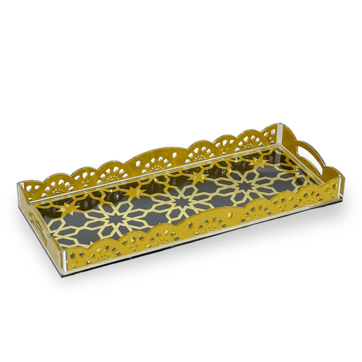 Acrylic Serving Tray - Premium Serving Trays from Alam Al Awane - Just AED65! Shop now at alamalawane