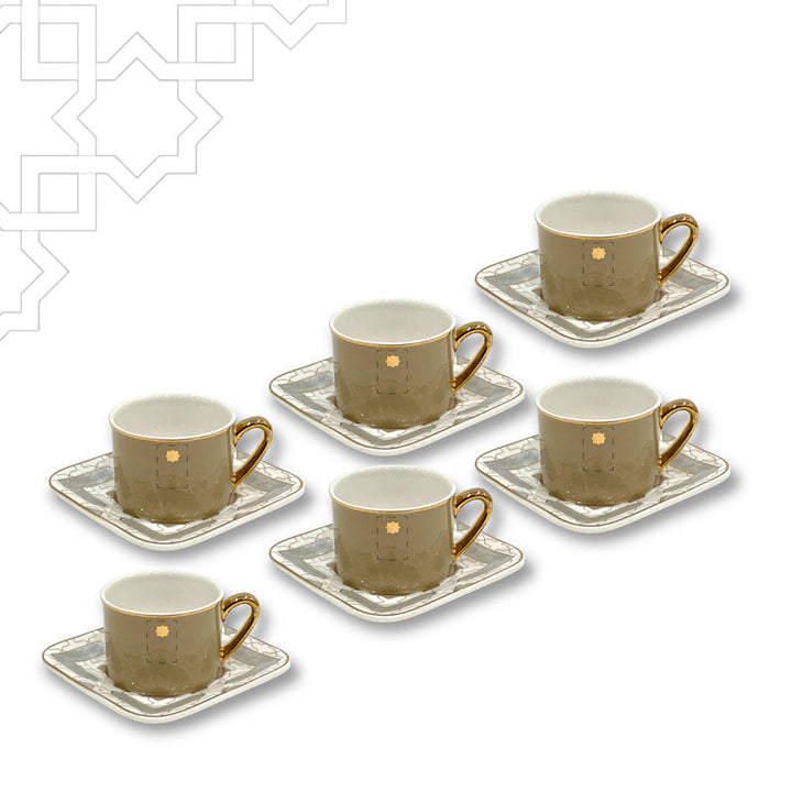 Milk & Tea Cups Al Habbai - Premium Coffee & Tea Cups from Alam Al Awane - Just AED85! Shop now at alamalawane