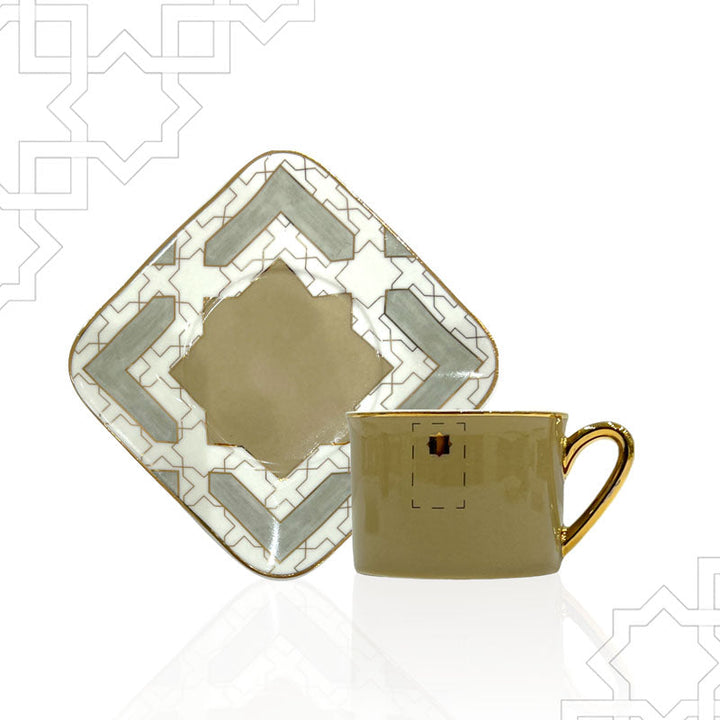 Milk & Tea Cups Al Habbai - Premium Coffee & Tea Cups from Alam Al Awane - Just AED85! Shop now at alamalawane