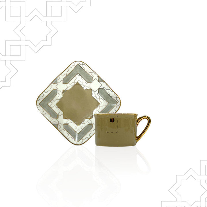 Turkish coffee cups set Al Habbai - Premium Coffee & Tea Cups from Alam Al Awane - Just AED75! Shop now at alamalawane