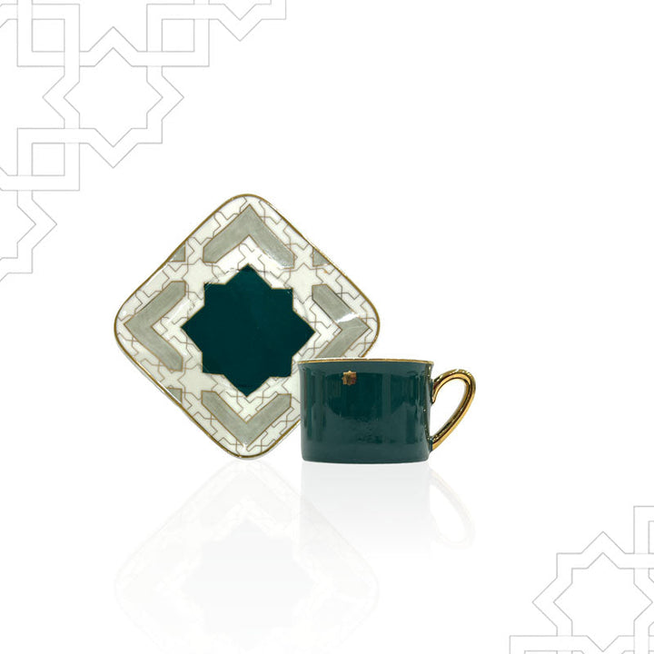 Turkish coffee cups set Al Habbai - Premium Coffee & Tea Cups from Alam Al Awane - Just AED75! Shop now at alamalawane