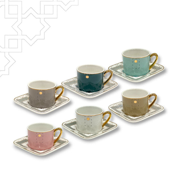 Milk & Tea Cups Al Habbai - Premium Coffee & Tea Cups from Alam Al Awane - Just AED85! Shop now at alamalawane