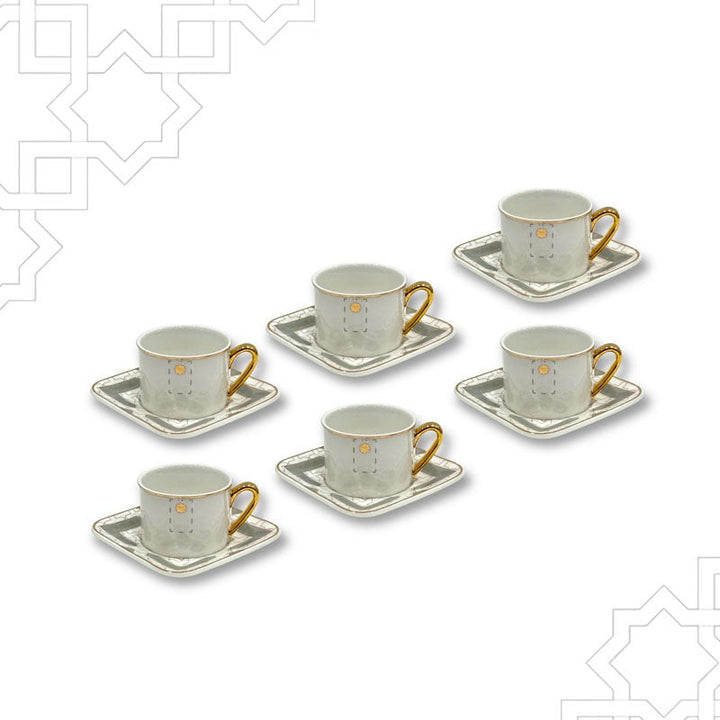 Turkish coffee cups set Al Habbai - Premium Coffee & Tea Cups from Alam Al Awane - Just AED75! Shop now at alamalawane