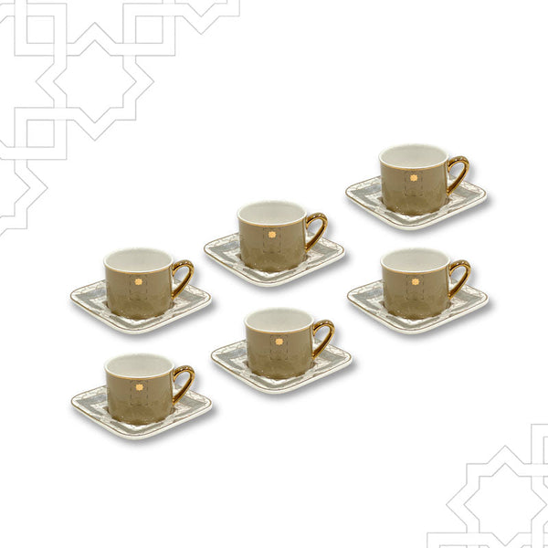 Turkish coffee cups set Al Habbai - Premium Coffee & Tea Cups from Alam Al Awane - Just AED75! Shop now at alamalawane