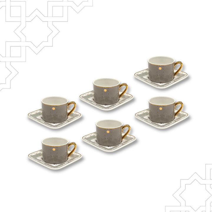 Turkish coffee cups set Al Habbai - Premium Coffee & Tea Cups from Alam Al Awane - Just AED75! Shop now at alamalawane