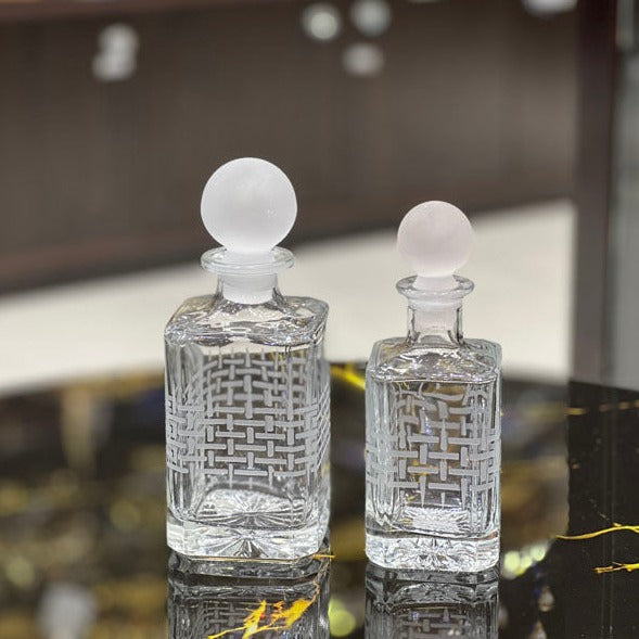 Glass Perfume Bottle - Premium Perfume Bottle from Alam Al Awane - Just AED125.00! Shop now at alamalawane