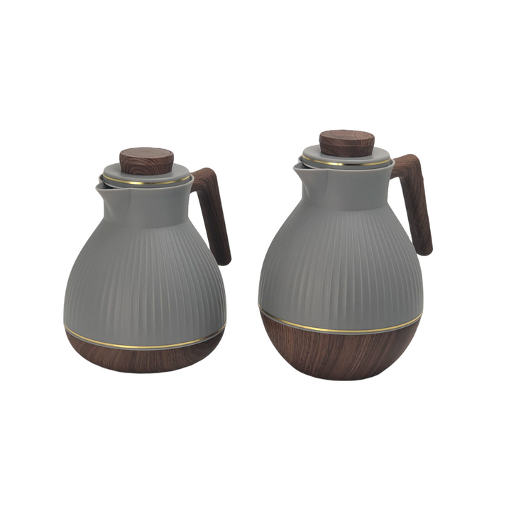 2 Pieces Vacuum Flask Set - Premium Flasks from Alam Al Awane - Just AED129.00! Shop now at alamalawane