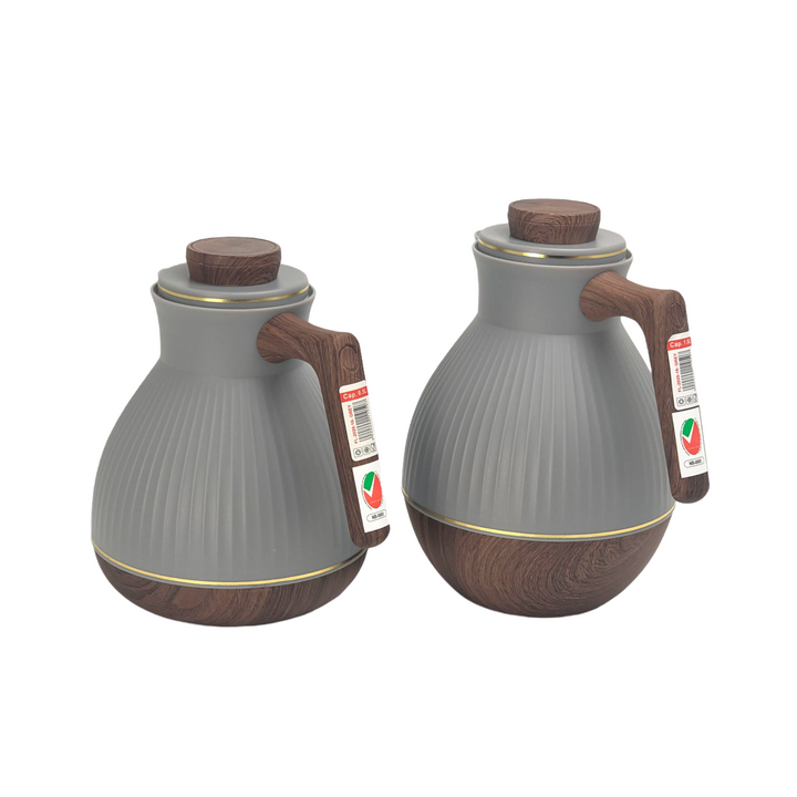 2 Pieces Vacuum Flask Set - Premium Flasks from Alam Al Awane - Just AED129.00! Shop now at alamalawane