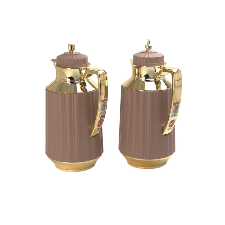 2 Pieces Vacuum Flask Set - Premium Flasks from Alam Al Awane - Just AED129.00! Shop now at alamalawane