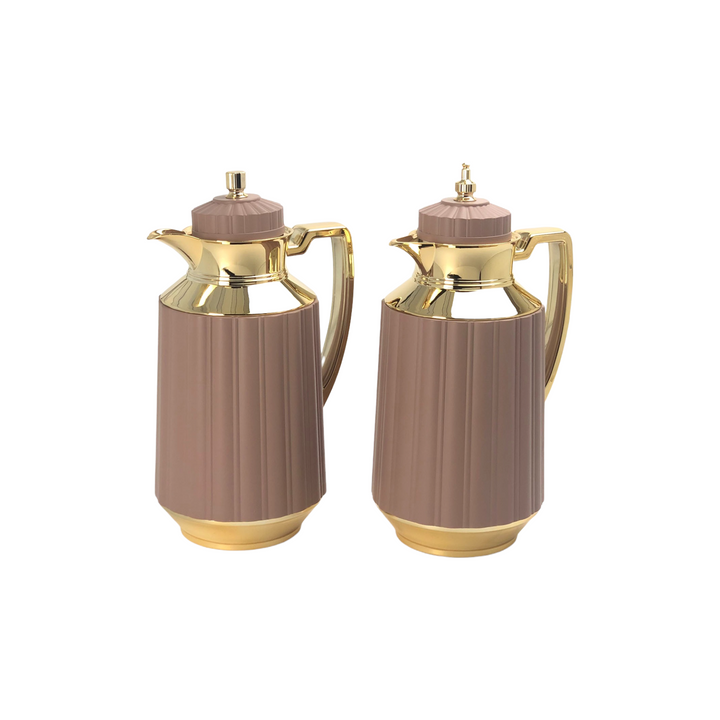 2 Pieces Vacuum Flask Set - Premium Flasks from Alam Al Awane - Just AED129.00! Shop now at alamalawane