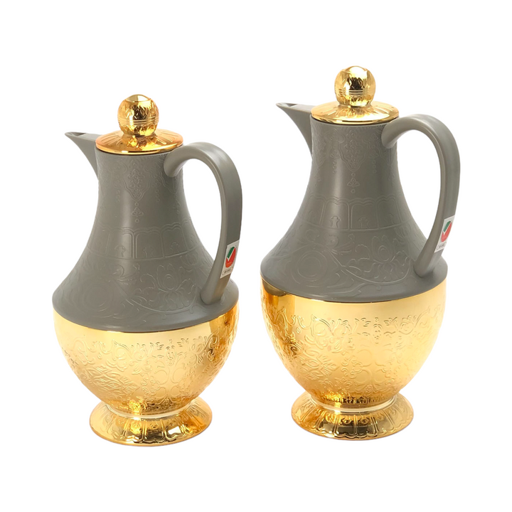 2 Pieces Vacuum Flask Set - Premium Flasks from Alam Al Awane - Just AED105! Shop now at alamalawane