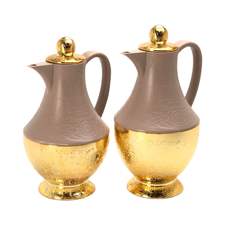 2 Pieces Vacuum Flask Set - Premium Flasks from Alam Al Awane - Just AED105! Shop now at alamalawane