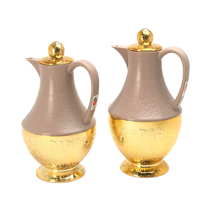 2 Pieces Vacuum Flask Set - Premium Flasks from Alam Al Awane - Just AED105! Shop now at alamalawane