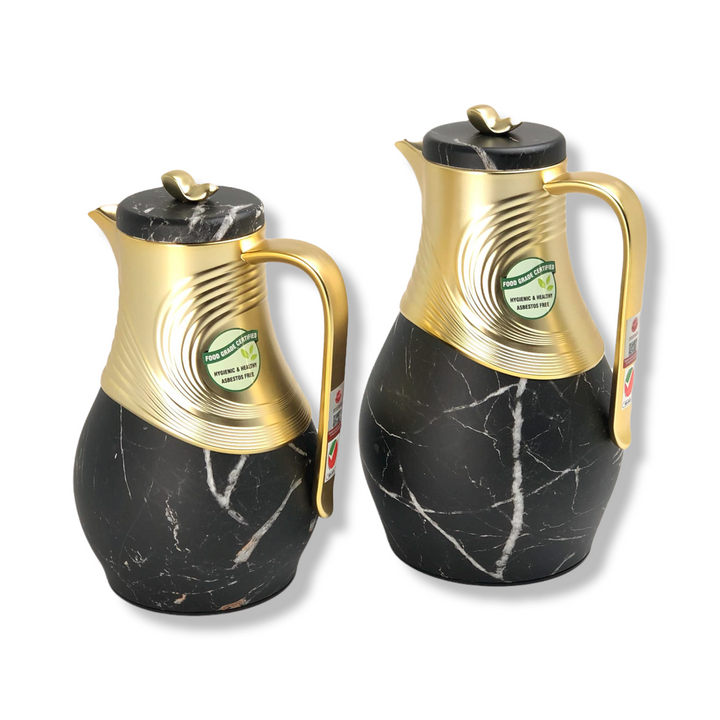 Get trendy with 2 Pieces Vacuum Flask Set - Flasks available at alamalawane. Grab yours for AED199.00 today!